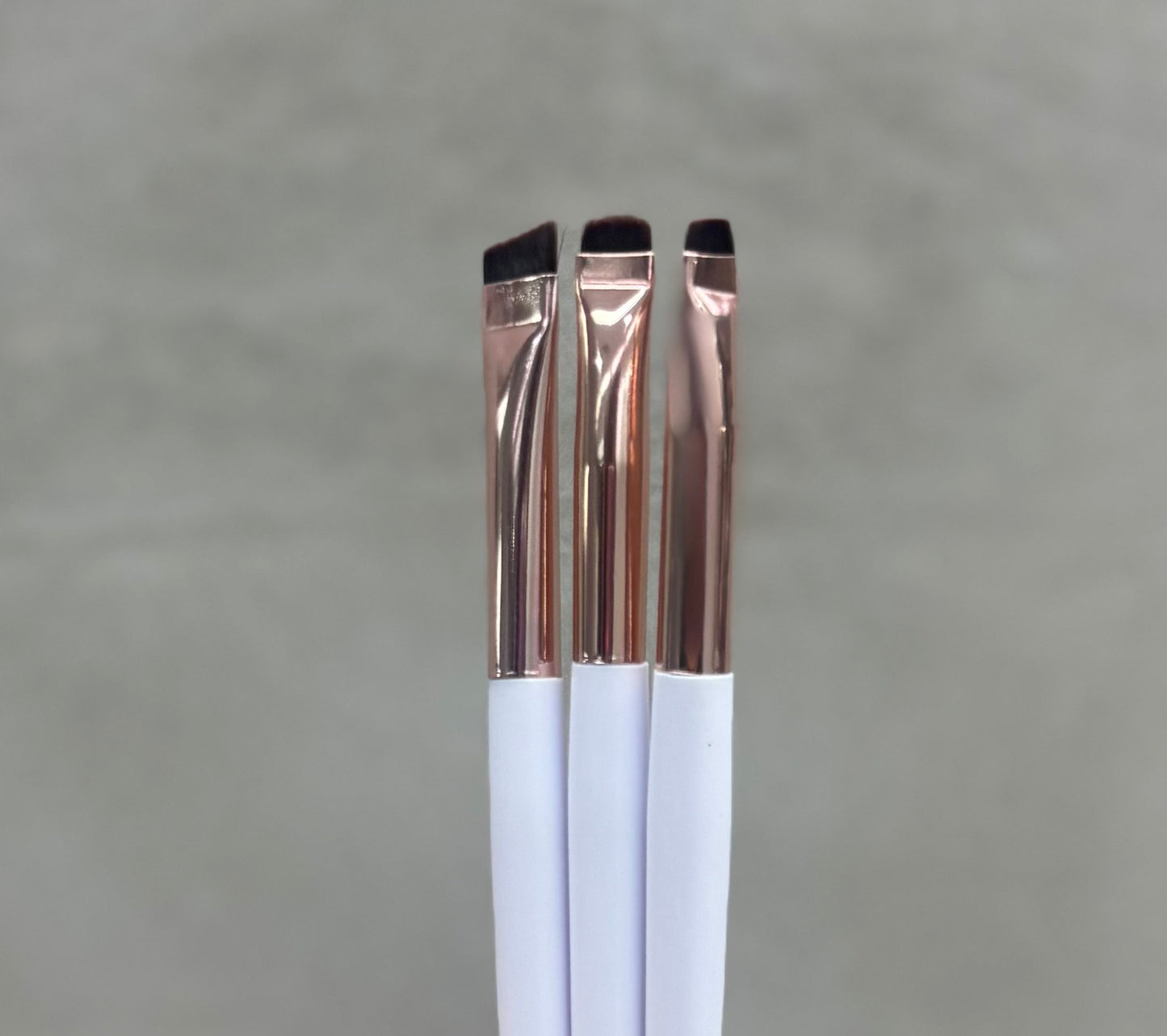 Set de 3 Brochas para Cejas - Color Blanco